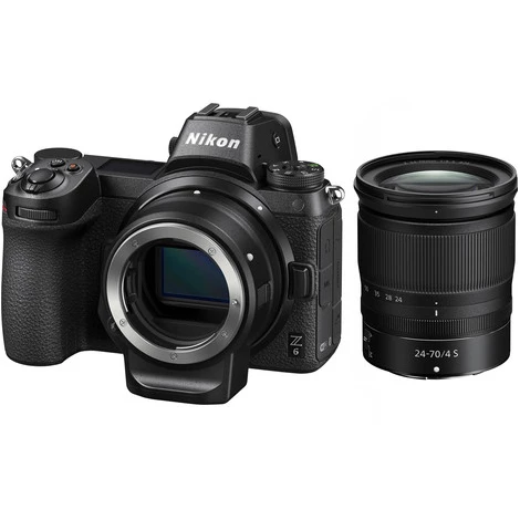 Nikon Z6 Mirrorless Digital Camera with 24-70mm Lens and FTZ Mount Adapter